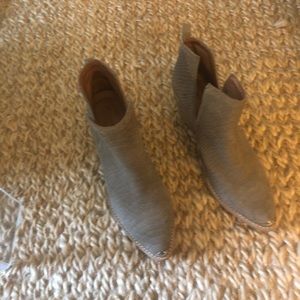 Jeffery Campbell boots beige suede size 10